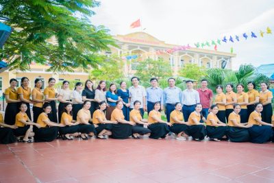 TRƯỜNG MẦM NON GIAO XUÂN ĐÓN ĐOÀN ĐÁNH GIÁ NGOÀI VỀ KHẢO SÁT CHÍNH THỨC TRƯỜNG MẦM NON ĐẠT CHUẨN QUỐC GIA MỨC ĐỘ 2, CHUẨN XANH – SẠCH – ĐẸP – AN TOÀN, KIỂM ĐỊNH CHẤT LƯỢNG GIÁO DỤC CẤP ĐỘ 3